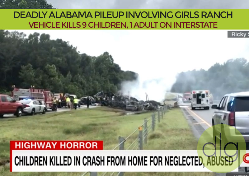 Deadly Alabama pileup involving Girls Ranch vehicle kills 9 children, 1 adult on interstate