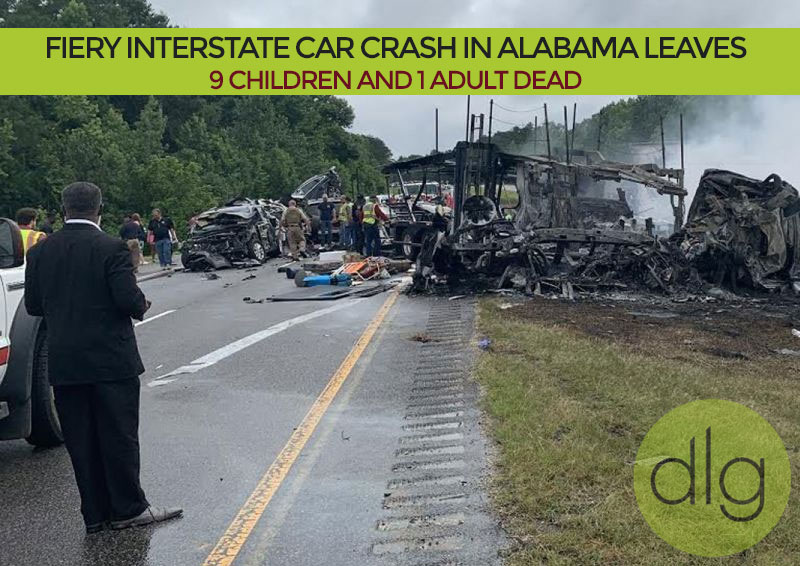 Fiery Interstate Car Crash in Alabama Leaves 9 Children and 1 Adult Dead