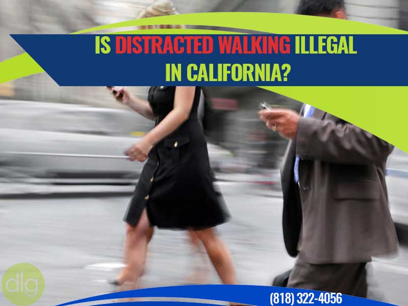 Is Distracted Walking Illegal in California?