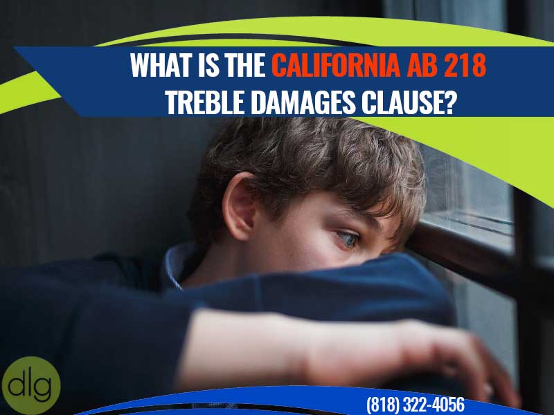What is the California AB 218 Treble Damages Clause?