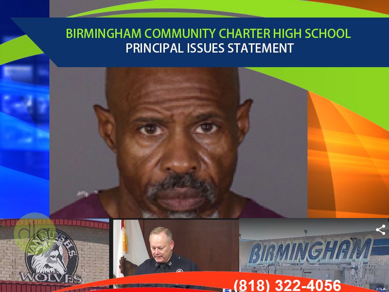 Birmingham Community Charter High School Principal Issues Statement