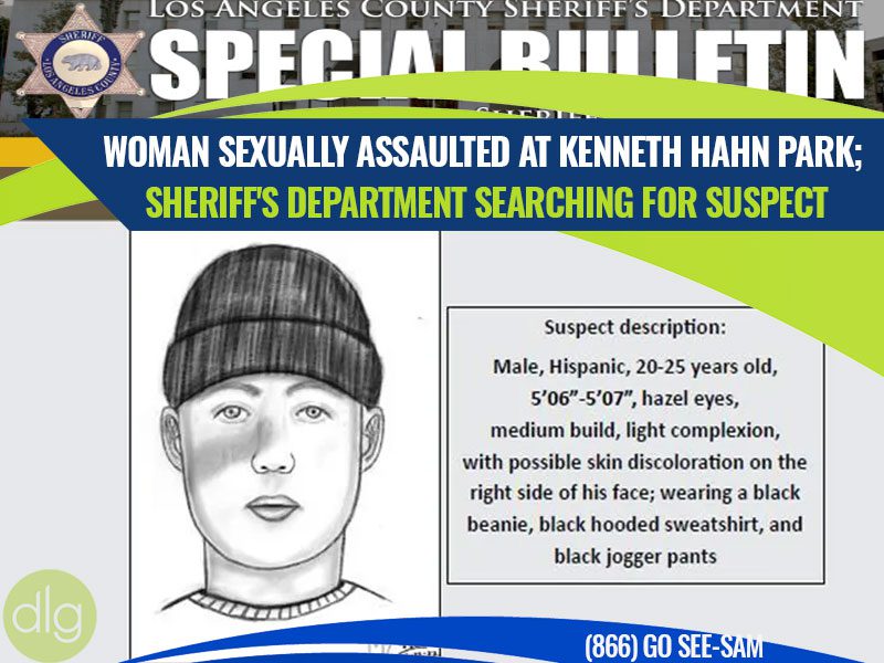 Sheriff’s Department Seeks Public’s Assistance After Attempted Rape in Kenneth Hahn Park